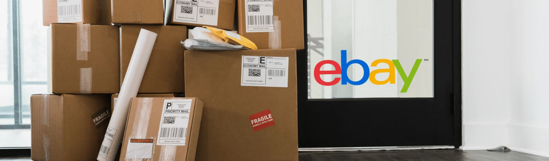 Banner image for content hub page: eBay Seller Shipping Tips