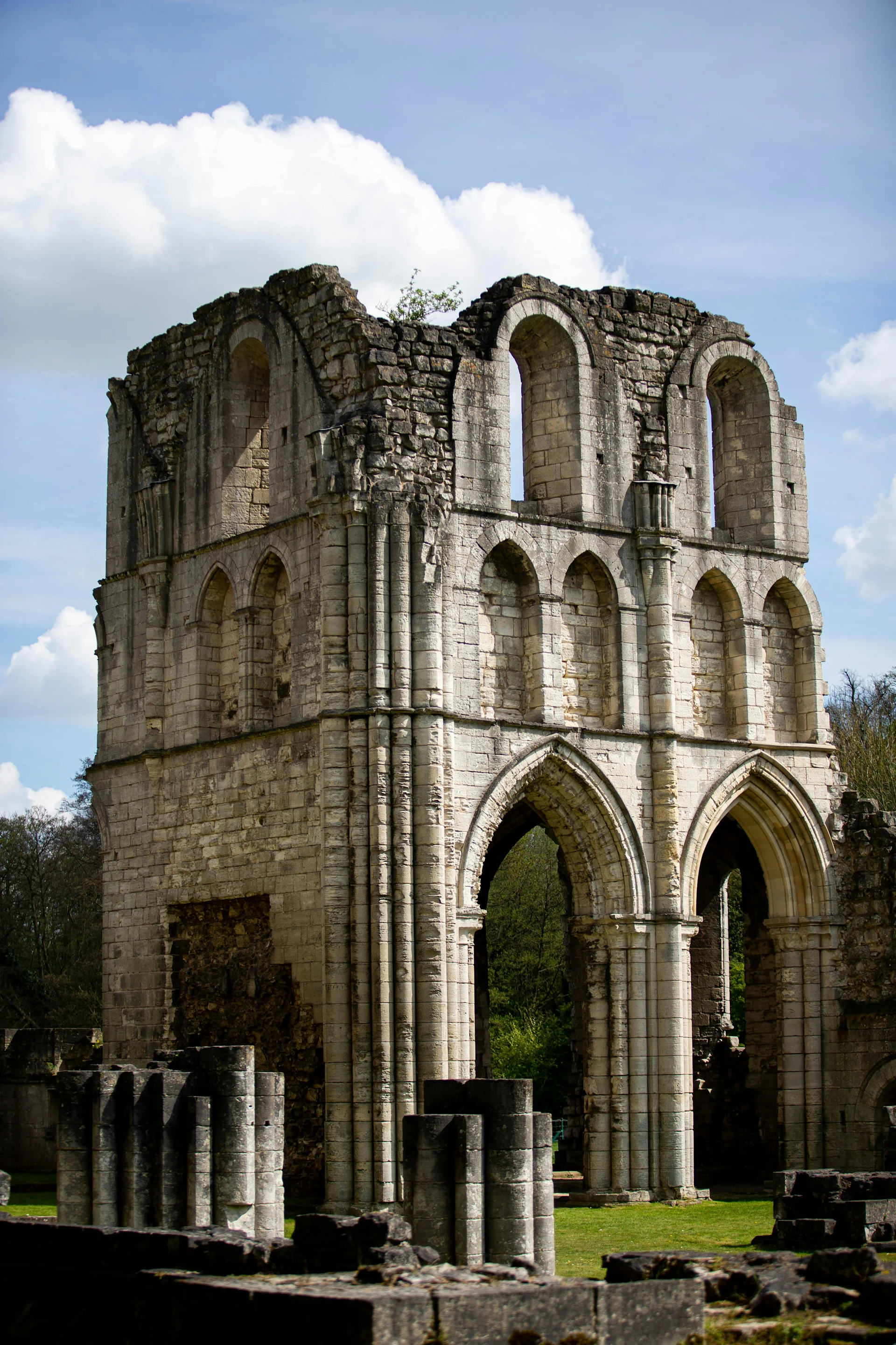 Brown Concrete Building Under the Blue Sky