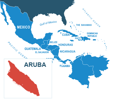 Parcel delivery to Aruba