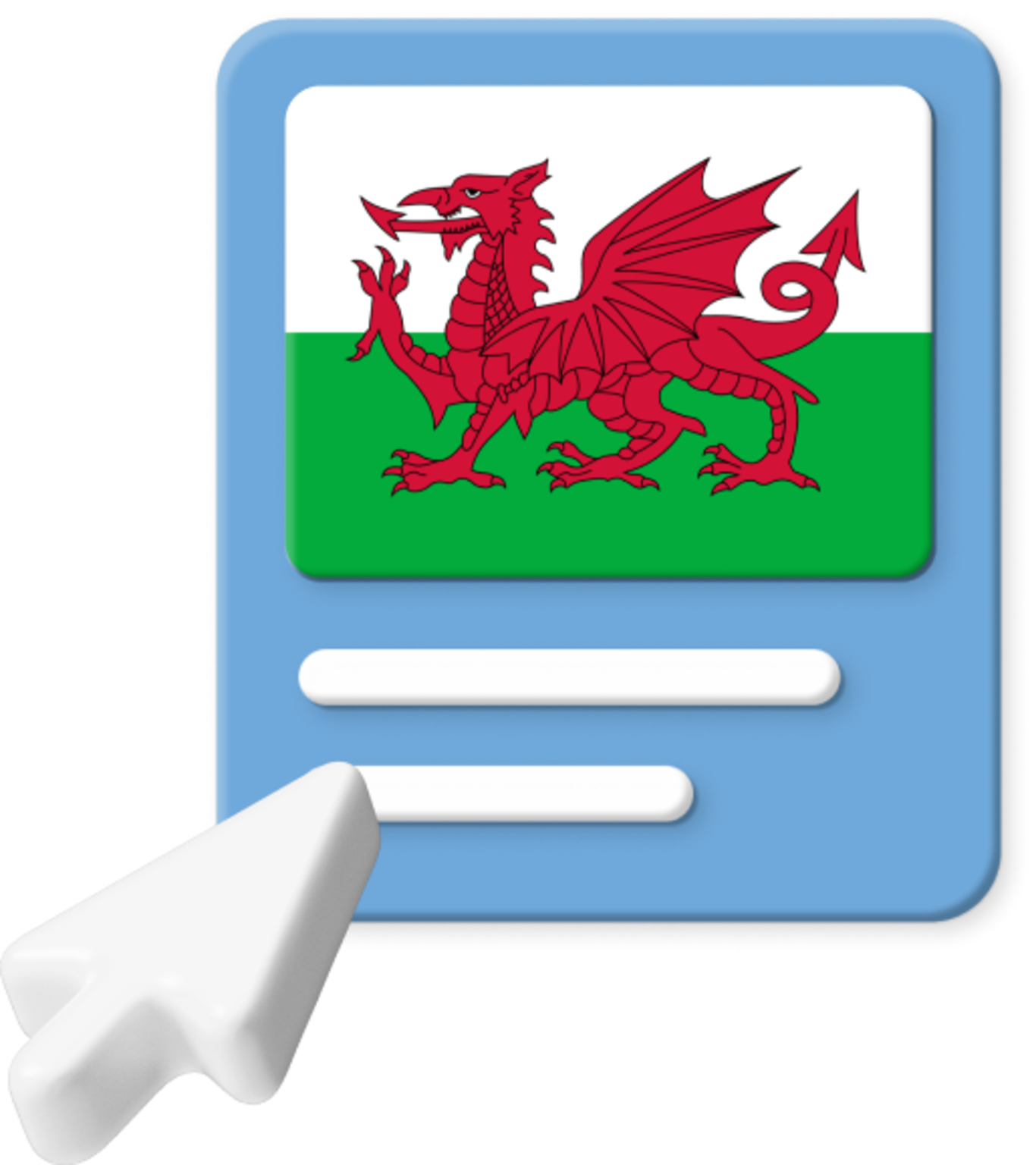 Wales Flag Graphic