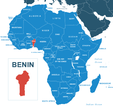 Parcel delivery to Benin