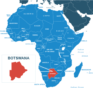 Parcel delivery to Botswana
