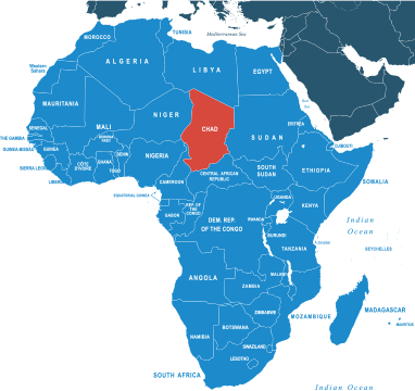 Parcel delivery to Chad