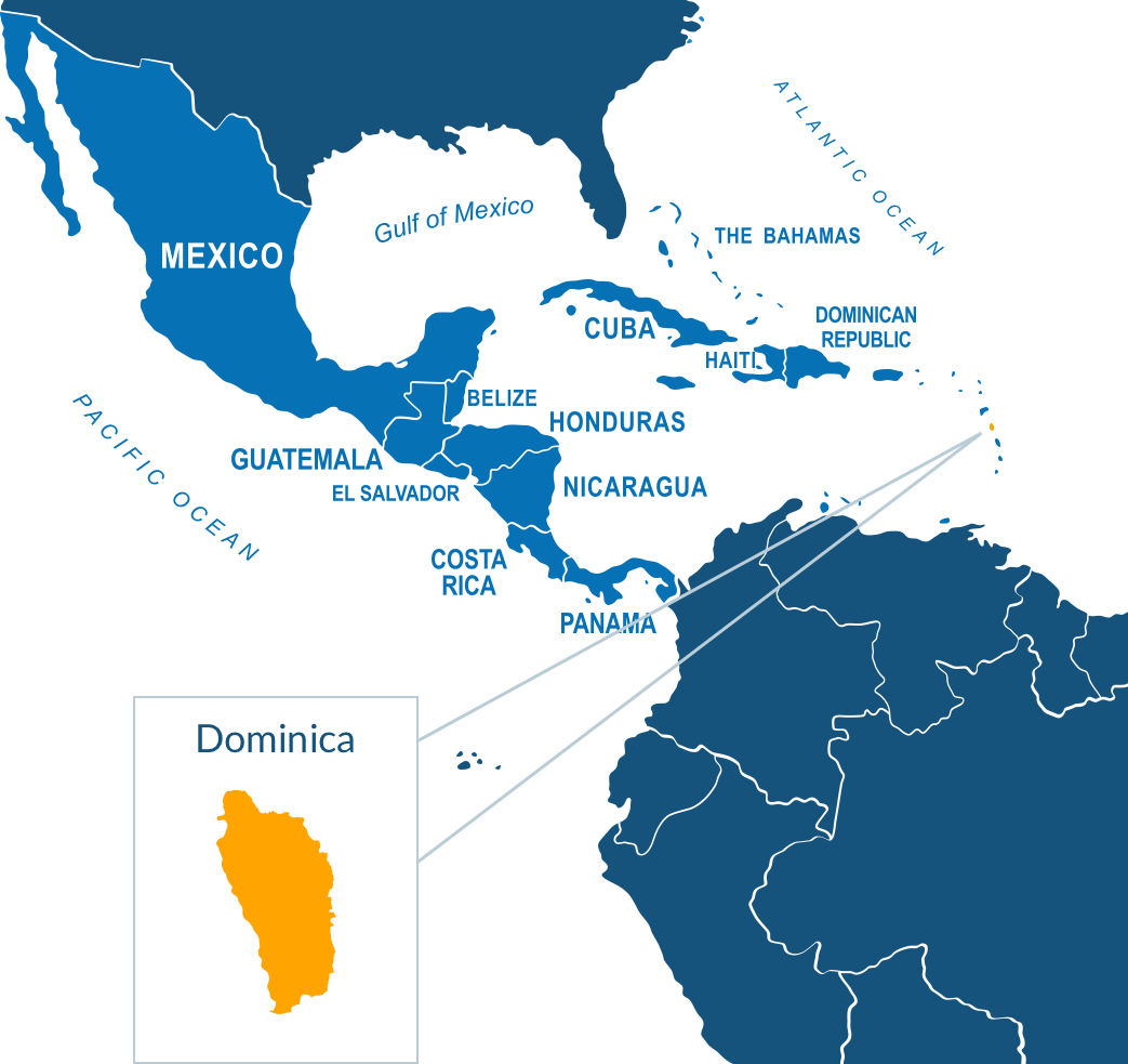 Parcel delivery to Dominica