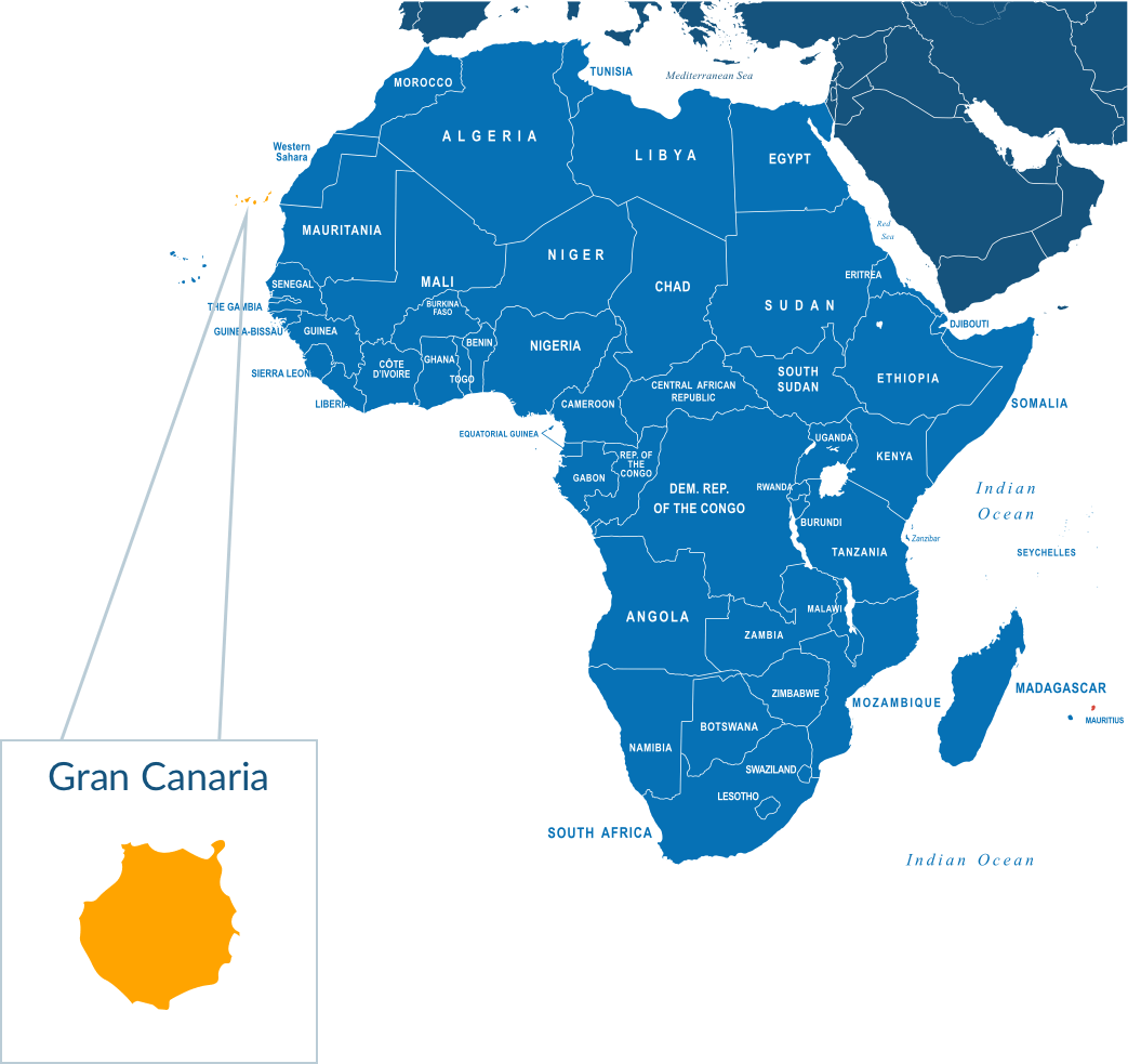Parcel delivery to Gran Canaria