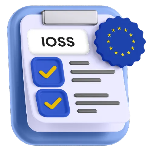 Checklist graphic with IOSS label