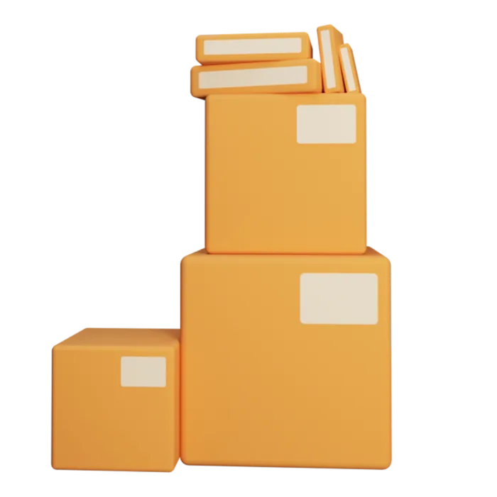 Multiple parcels graphic