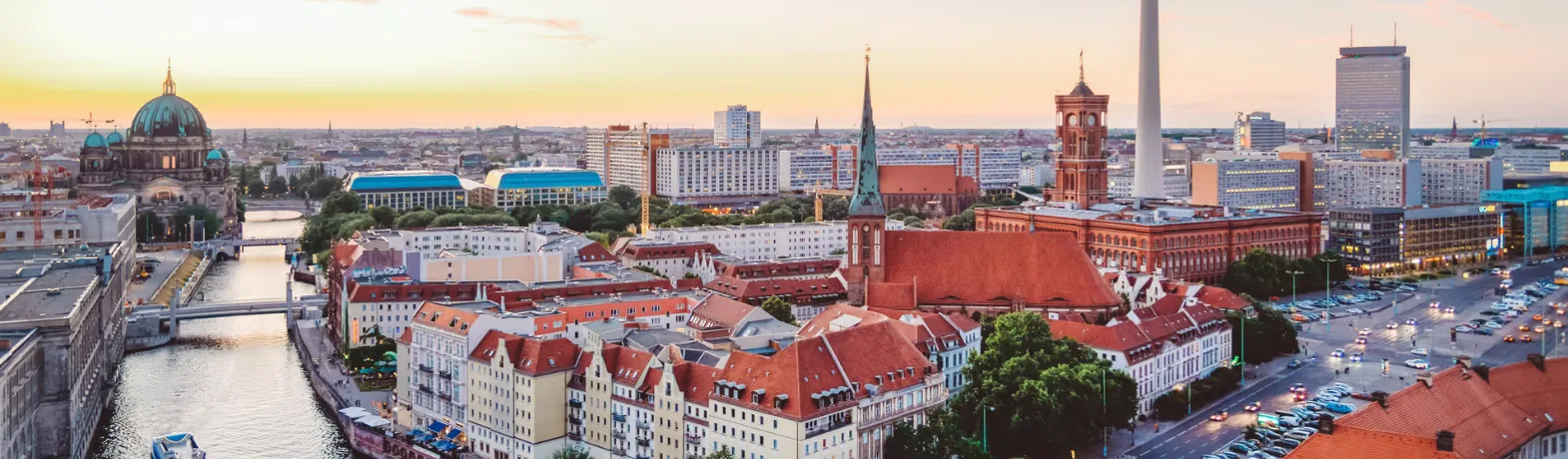 Skyline of Berlin, Germany