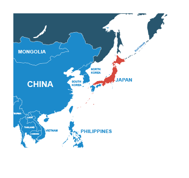 Parcel delivery to Japan