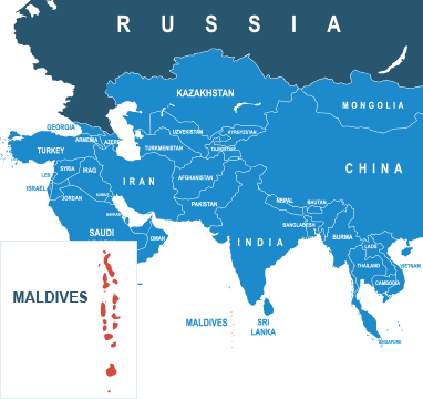 Parcel delivery to Maldives