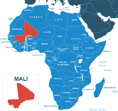 Parcel delivery to Mali