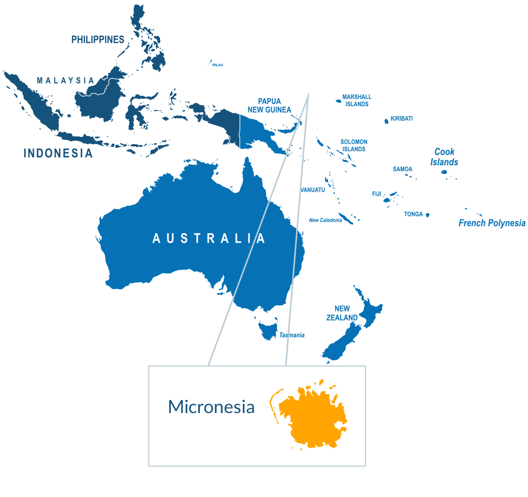 Parcel delivery to Micronesia
