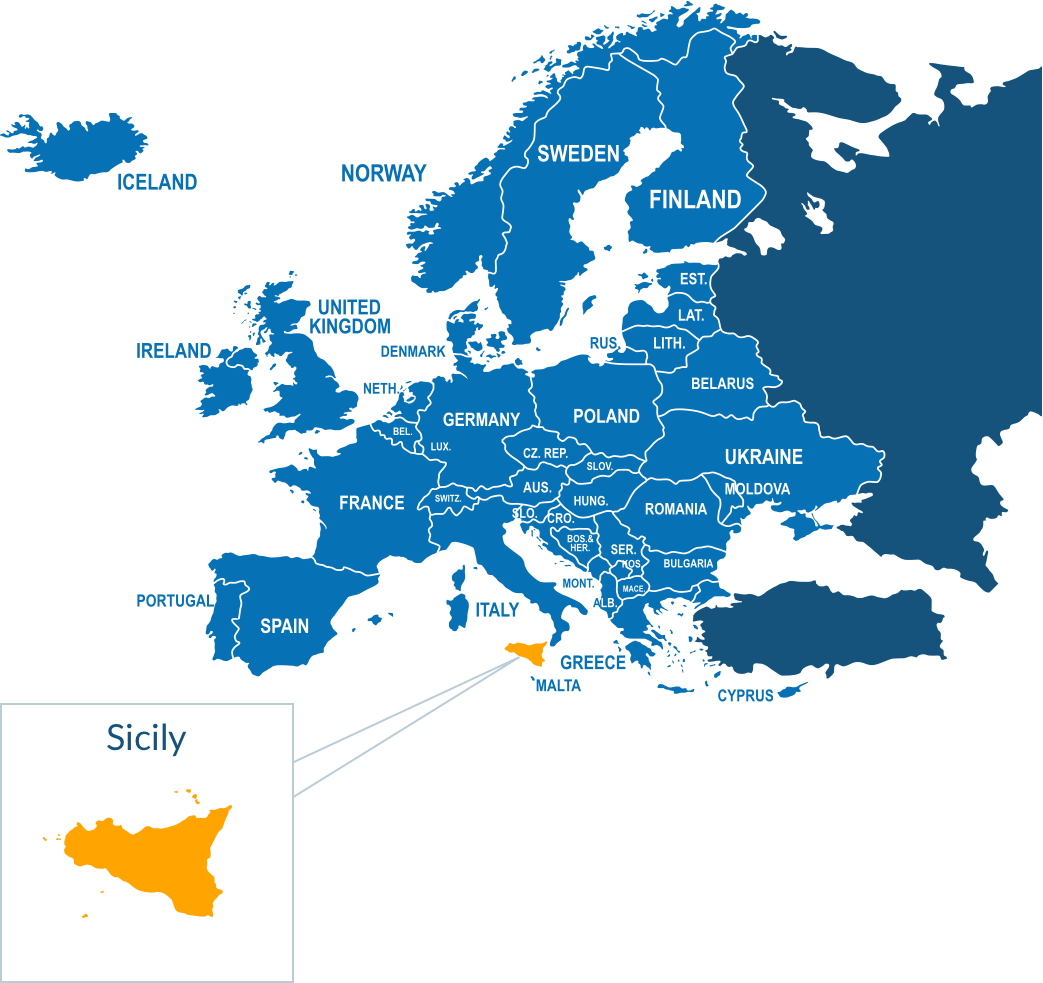 Parcel delivery to Sicily