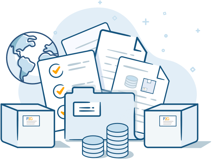 no deal text on a flag banner