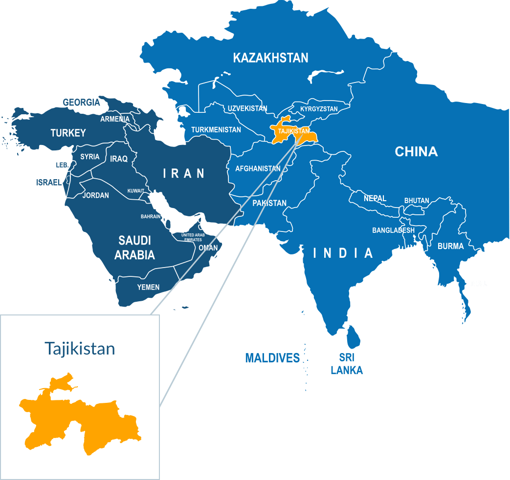 Parcel delivery to Tajikistan